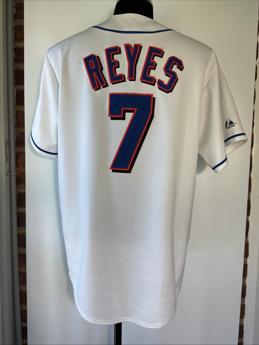 Vintage Majestic New York Mets Jose Reyes Stitched Jersey Size XL - Picture 3 of 10